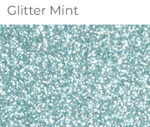 Glitter Heat Transfer 10" x12" Mint